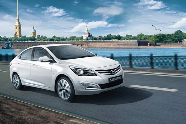 Новый Hyundai Solaris замечен на тестах в России